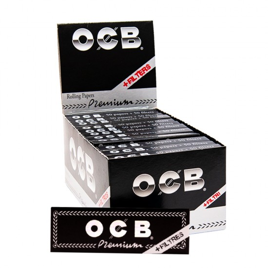 OCB Premium Noir 1 1/4 + Filtres 
