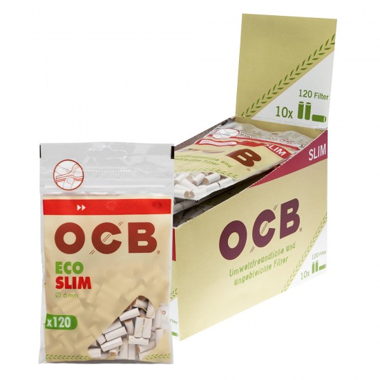 OCB Filters - Organic Slim Tips 10x120