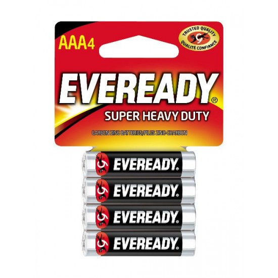 Eveready Super Heavy Duty AAA-4