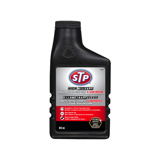 STP Additif Antiglissement Antifuites Pour Transmission Kilométrage Élevé 443 ml