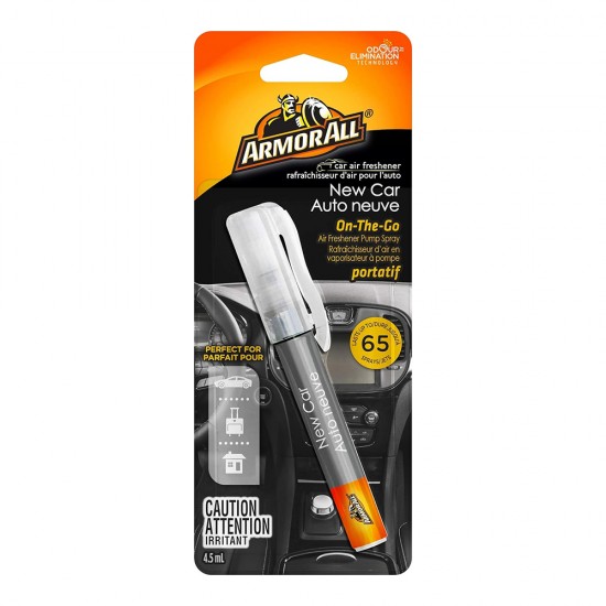 Armor All - Vaporisateur de désodorisant à pompe - Auto Neuve 4.44 ml 