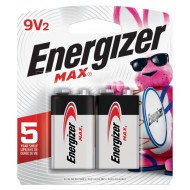 Energizer Piles Alcaline Max 9V-2 Card