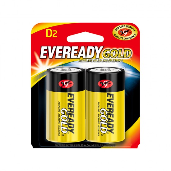 Eveready Gold Pile Alcaline D-2