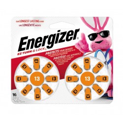 Energizer Pile pour prothèses auditives, #13, 16-pq - AZ13DP16