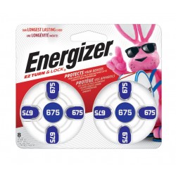 Energizer Pile pour prothèses auditives #675, 8-pq - AZ675DP8