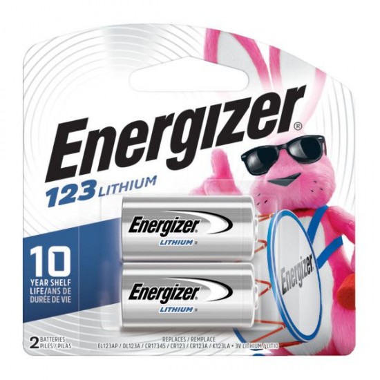 Energizer Pile Spécialisée - Lithium 123 - PK-2