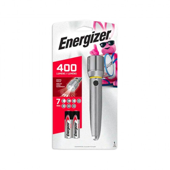 Energizer® Vision Lampe de poche en metal HD 400 Lumens