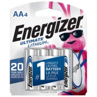 Energizer Piles Ultimate Lithium AA-4 Card