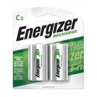 Energizer Piles Rechargeables NiMH C-2 Card