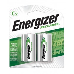 Energizer Piles Rechargeables NiMH C-2 Card