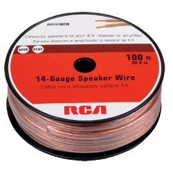 100 FT. SPEAKER WIRE, 14 GAUGE  100 FT. SPEAKER WIRE, 14 GAUGE
