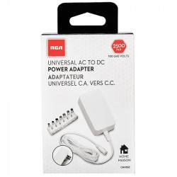 2500MA UNIVERSAL AC TO DC ADAPTER                  2500MA UNIVERSAL AC TO DC ADAPTER