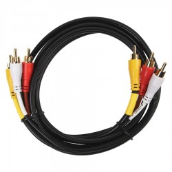 RCA Cable 6 FT. STEREO AUDIO VIDEO RCA Cable 6 FT. STEREO AUDIO VIDEO