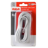 25 FT. MODULAR LINE CORD - WHITE