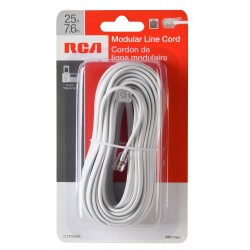 25 FT. MODULAR LINE CORD - WHITE 25 FT. MODULAR LINE CORD - WHITE