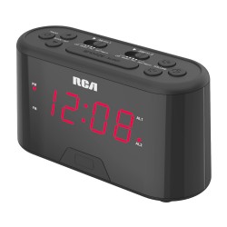 RCA Radio Réveil AM/FM 0.7" Affichage DEL RCA Radio Réveil AM/FM 0.7" Affichage DEL