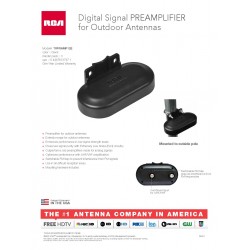 RCA ANTENNA PRE AMPLIFIER RCA ANTENNA PRE AMPLIFIER