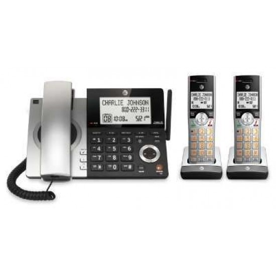 AT&T 2H CORDED/CORDLESS PHONE (CL84207)