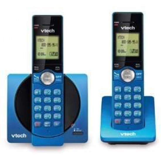 Vtech HS DECT 6.0 CALL ID 2 Combinés téléphonique sans fils Bleu métallisé (CS6919-25)