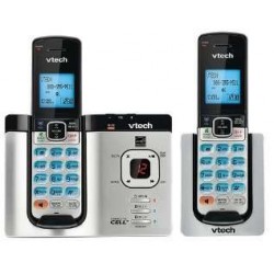 Vtech Système à 2 combinés Bluetooth Connect ARGENT (DS66212)