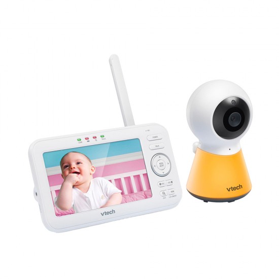 Vtech Moniteur Audio/Vidéo 5" avec Veilleuse de nuit (VM5254)