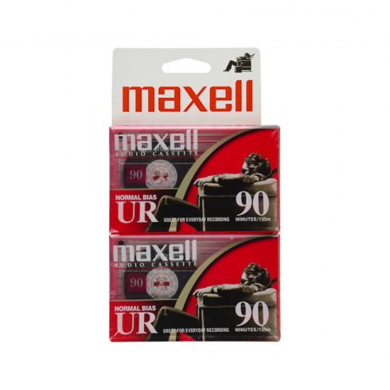 Maxell Cassettes Audio UR 90 - Lot de 2