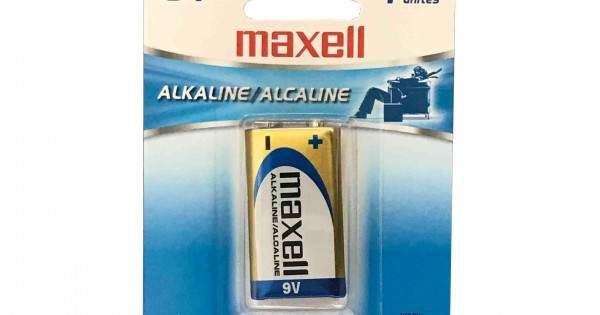 Bateria Maxell 6lf22-1bp 9v Alcalina