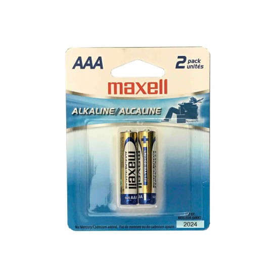 Piles Maxell AAA - 2 Pack