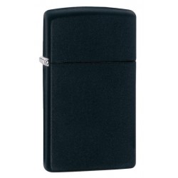ZIPPO #1618 SLIM BLACK MATTE