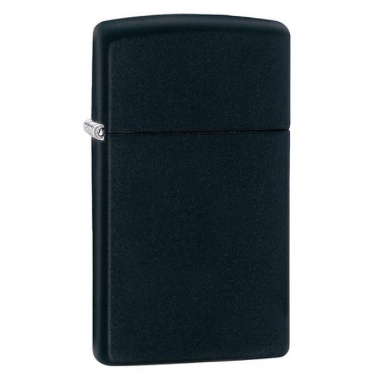 ZIPPO #1618 SLIM BLACK MATTE