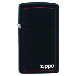 ZIPPO #1618ZB SLIM NOIR" LOGO ZIPPO"