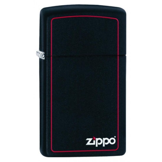 ZIPPO #1618ZB SLIM NOIR" LOGO ZIPPO"