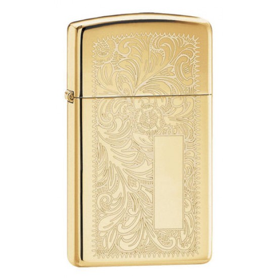 ZIPPO #1652B SLIM VENETIAN HIGH POLISH B