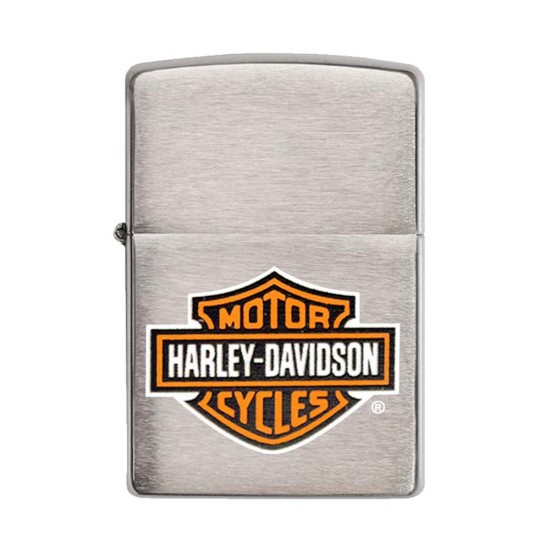 ZIPPO #200HD.H252 Harley Davidson Brushed Chrome