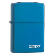 ZIPPO #20446ZL SAPPHIRE W/ZIPPO LOGO