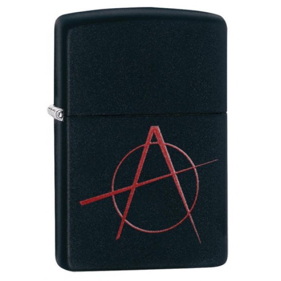 ZIPPO #20842 ANARCHY NOIR MAT