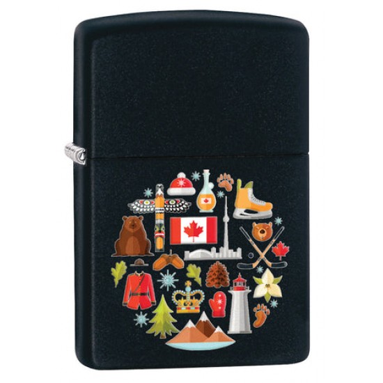 ZIPPO SOUVENIR CANADIAN CULTURE (218-078223) NEW