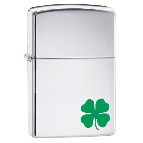 ZIPPO #24007 A BIT O LUCK. POLISH CHROME