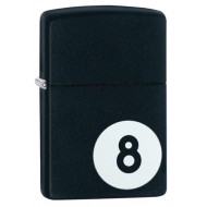 ZIPPO #28432 8 Ball Black Matte