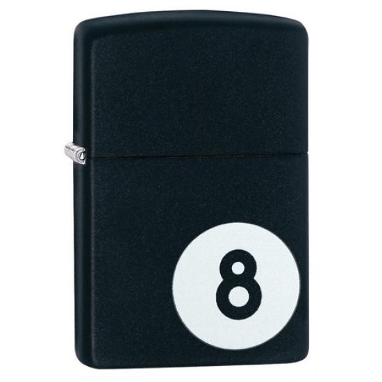 ZIPPO #28432 8 Ball Black Matte