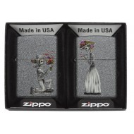 ZIPPO #28987 IRON STONE GIFT SET