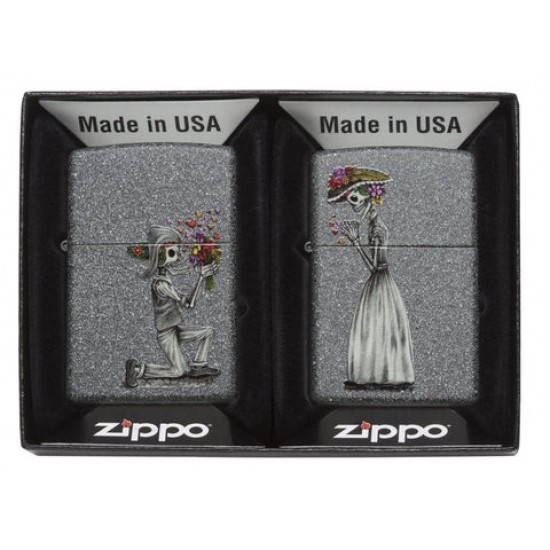 ZIPPO #28987 IRON STONE GIFT SET