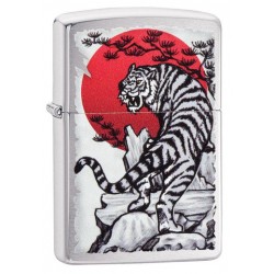 ZIPPO #29889 Asian Tiger Design COLOR IMAGE