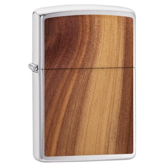 ZIPPO WOODCHUCK CEDAR BRUSHED CHROME (29900)