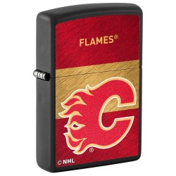 ZIPPO NHL WindProof Black Matte CALGARY FLAMES (33453)