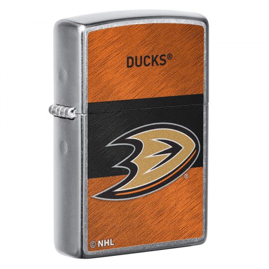 ZIPPO NHL WindProof Street Chrome (Custom) ANAHEIM DUCKS (39775)