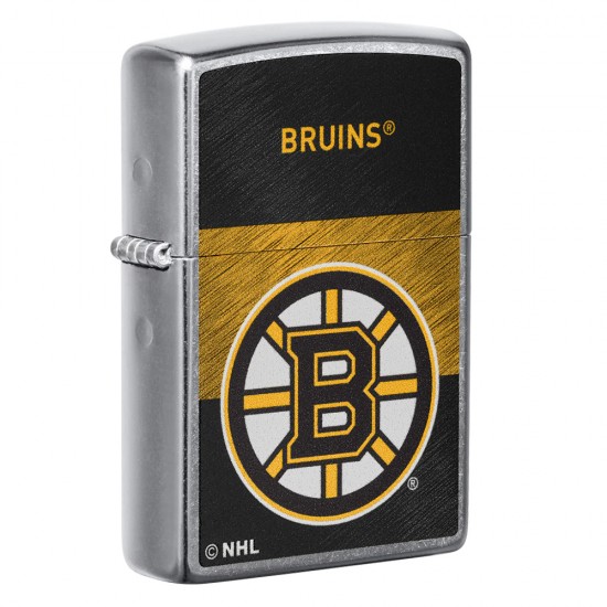 ZIPPO NHL WindProof Street Chrome (Custom)  BOSTON BRUINS (39799)