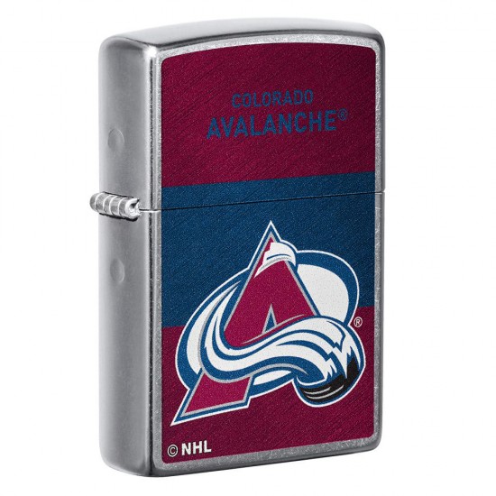 ZIPPO NHL WindProof Street Chrome (Custom) COLORADO AVALANCHE (39843)