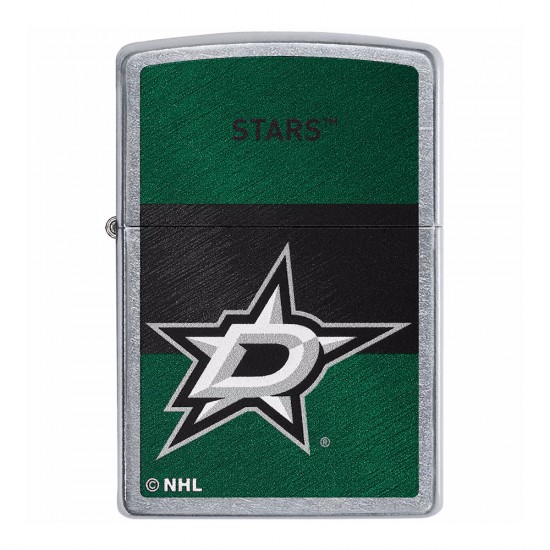 ZIPPO NHL WindProof Street Chrome (Custom) DALLAS STARS (39867)