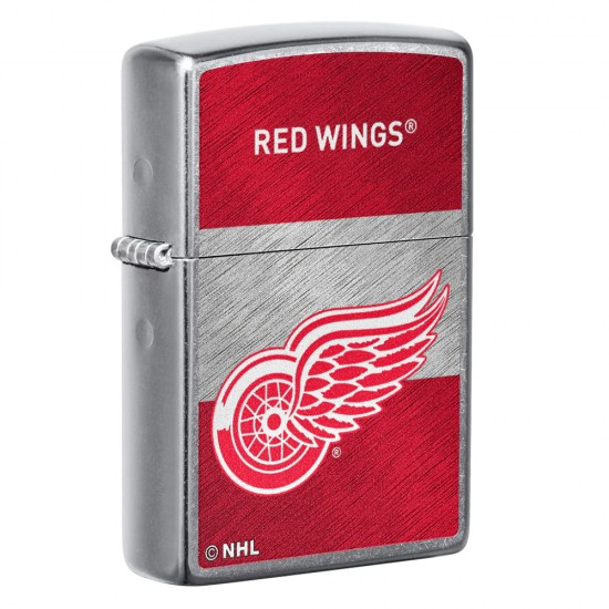 ZIPPO NHL WindProof Street Chrome (Custom) DETROIT RED WINGS (39874)